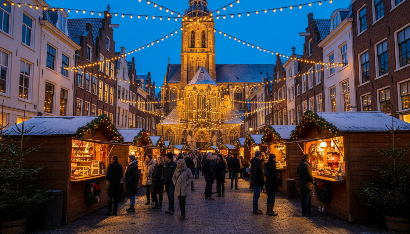 Kerst in Haarlem: waar de stad betovert zonder toeristenmassa’s