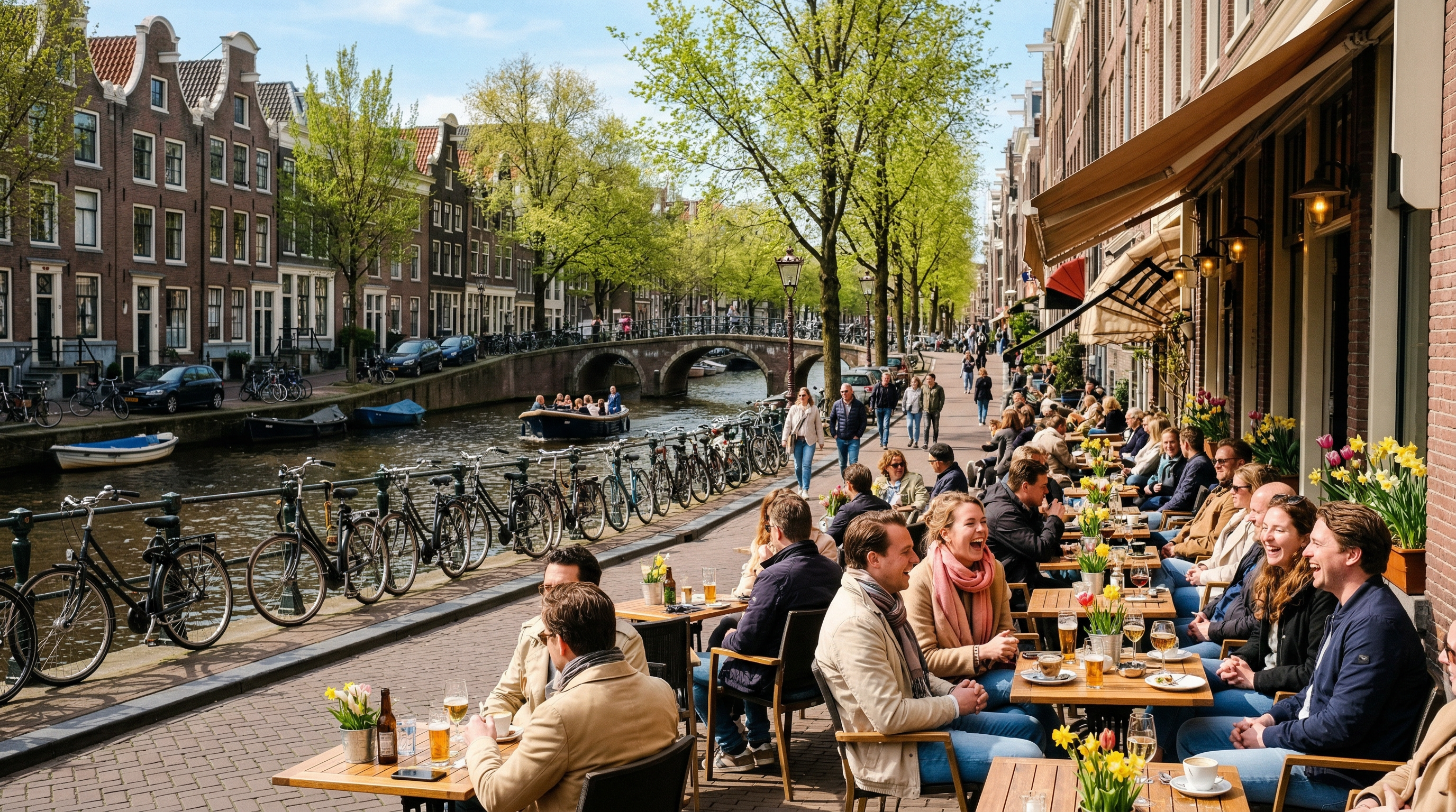 Sfeerbeeld: Deze terrassen gaan als eerste open